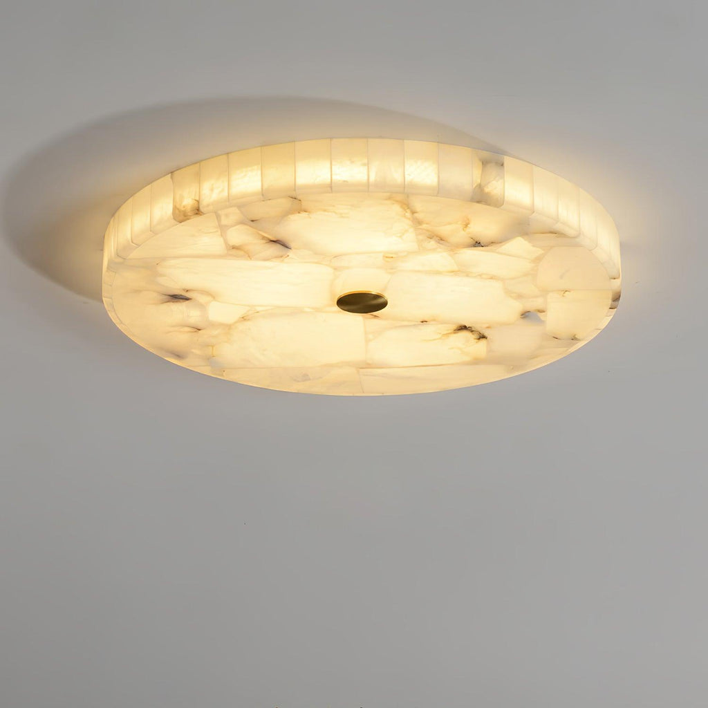 Digg Round Alabaster Ceiling Lamp