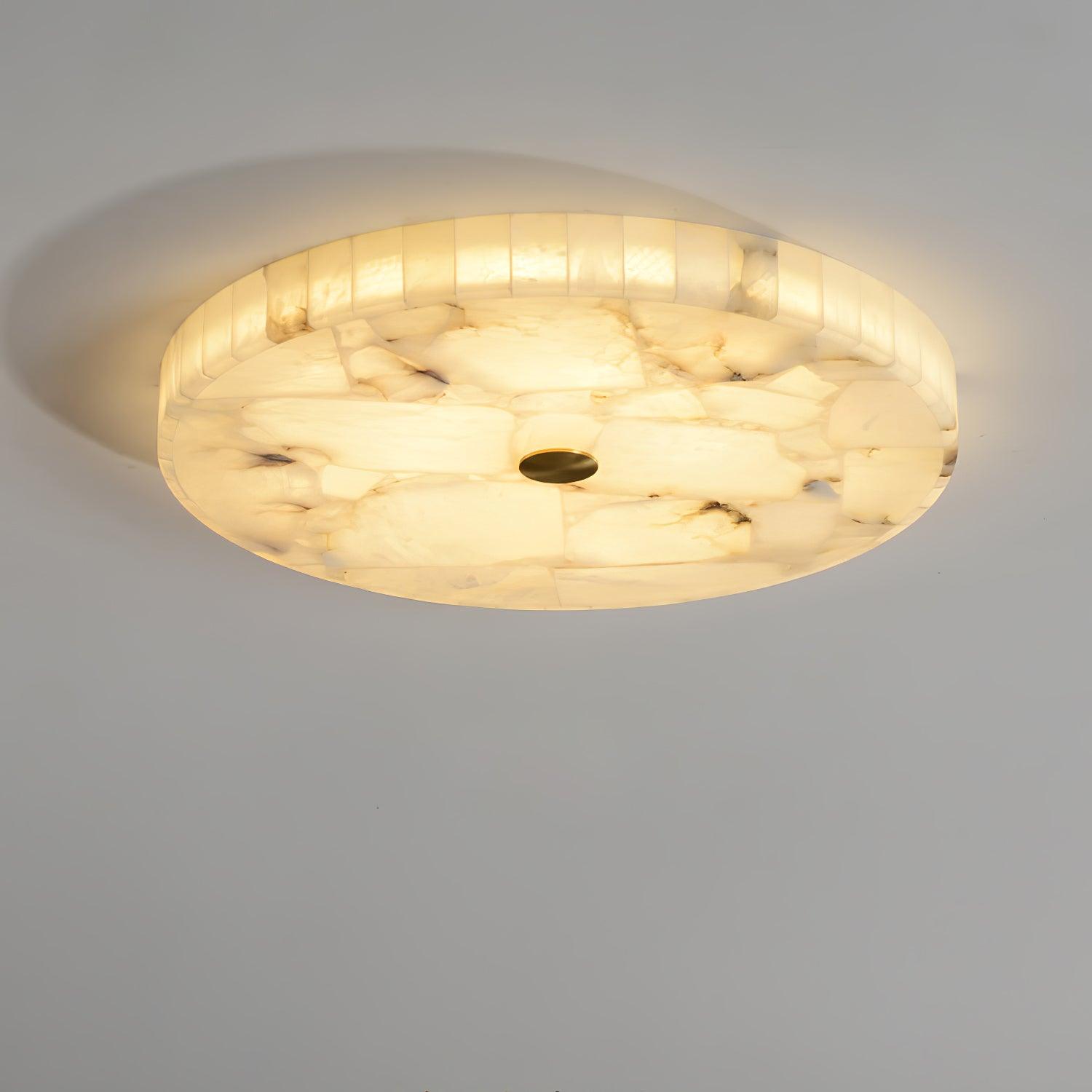 Digg Round Alabaster Ceiling Lamp