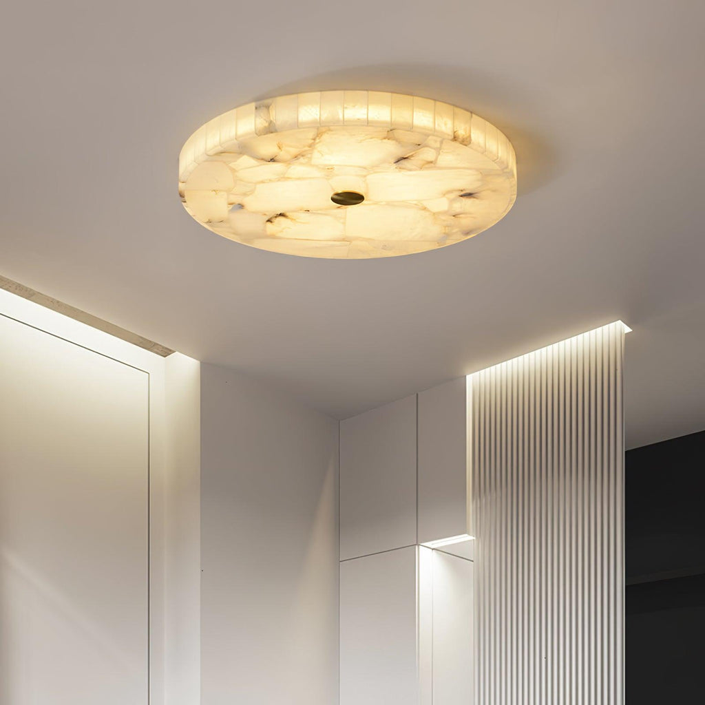 Digg Round Alabaster Ceiling Lamp