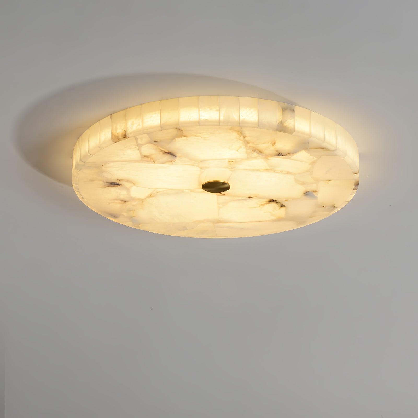 Digg Round Alabaster Ceiling Lamp