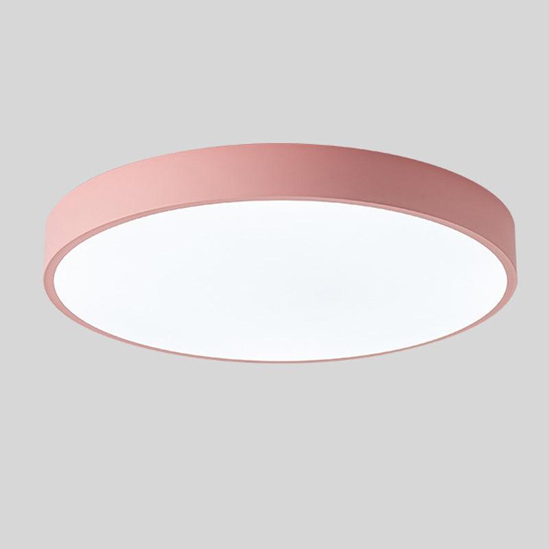 Scandinavian Ceiling Light with LED and Wooden Finish – Modern Macaron Design for Cozy Illumination