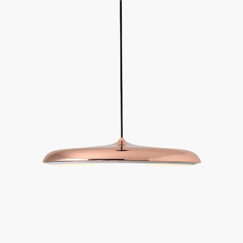 Scandinavian LED Pendant Light – Minimalist Hanging Light for Kitchen and Modern Interiors, 30 cm Diameter, Energy-Efficient Design