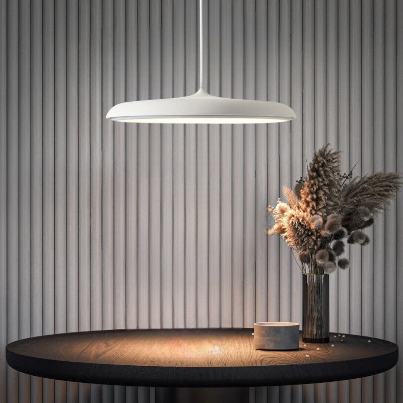 Scandinavian LED Pendant Light – Minimalist Hanging Light for Kitchen and Modern Interiors, 30 cm Diameter, Energy-Efficient Design