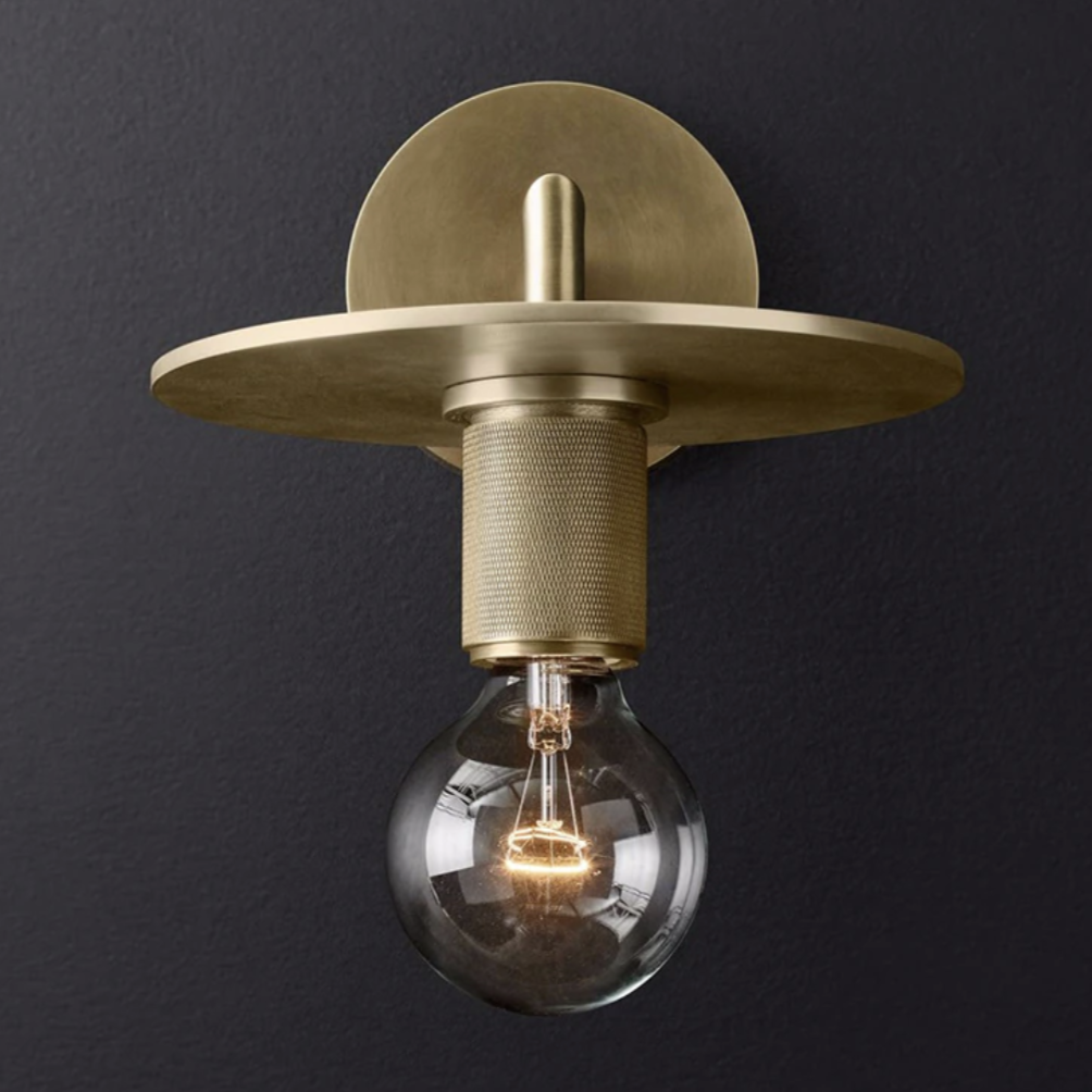 Armed Retro Brass Series - Wall Sconce