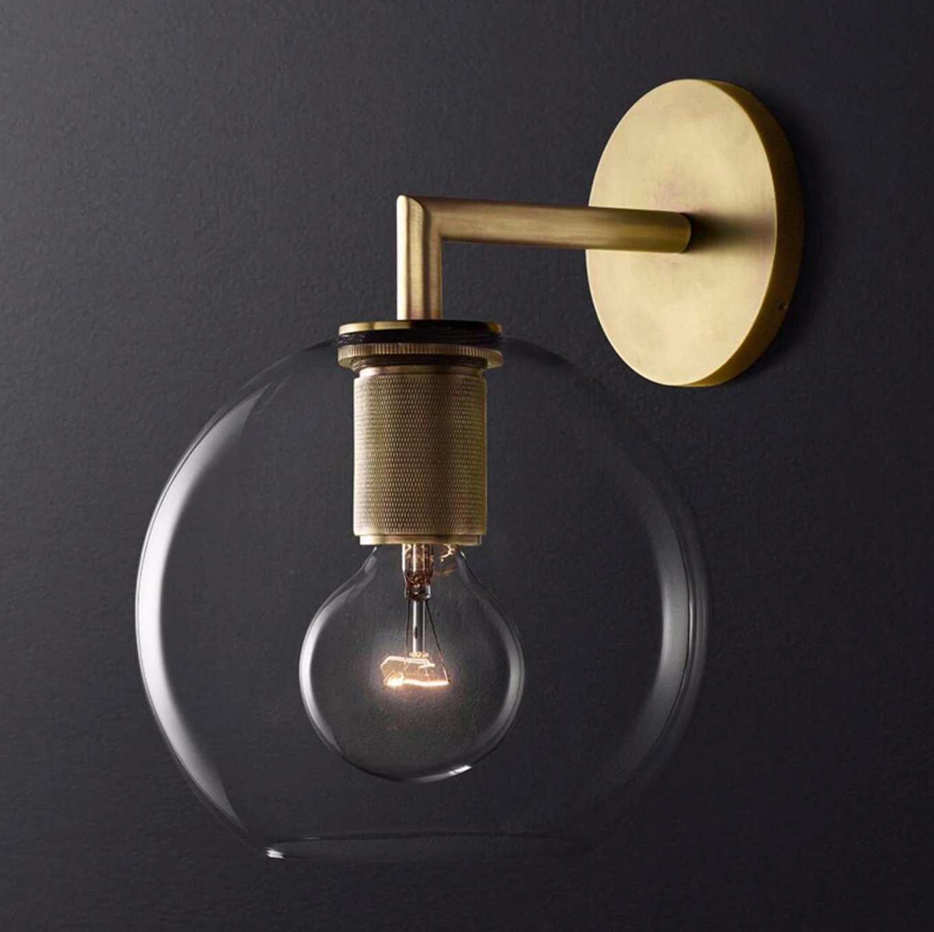 Armed Retro Brass Series - Wall Sconce