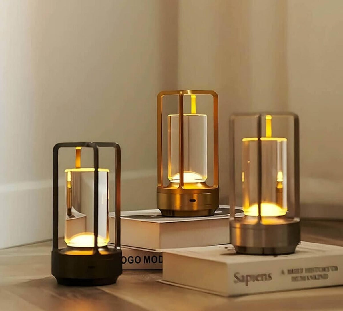 Waterproof Portable LED Touch Lamp – Rechargeable, Dimmable, Ideal for Indoor and Outdoor Use
