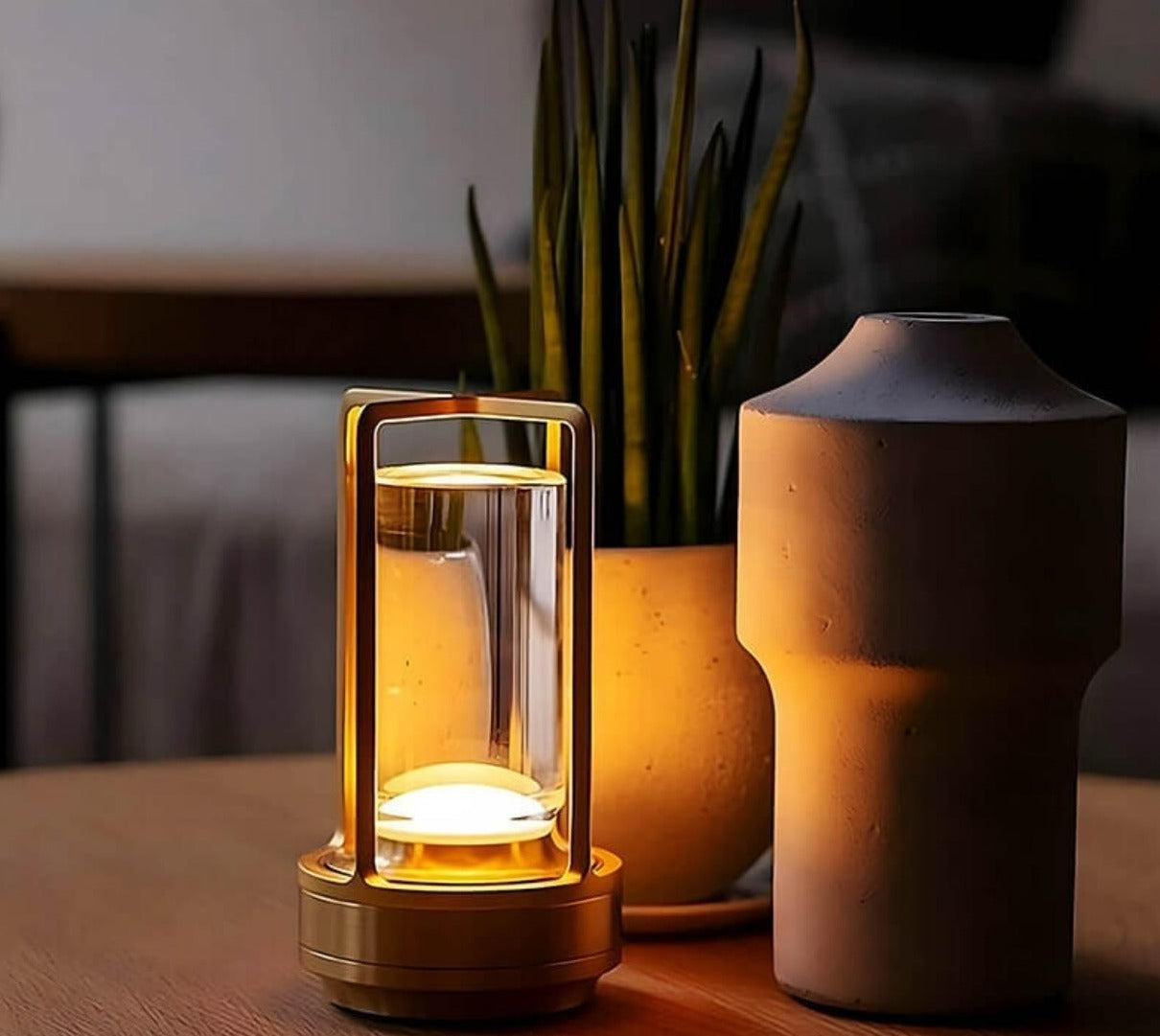 Waterproof Portable LED Touch Lamp – Rechargeable, Dimmable, Ideal for Indoor and Outdoor Use