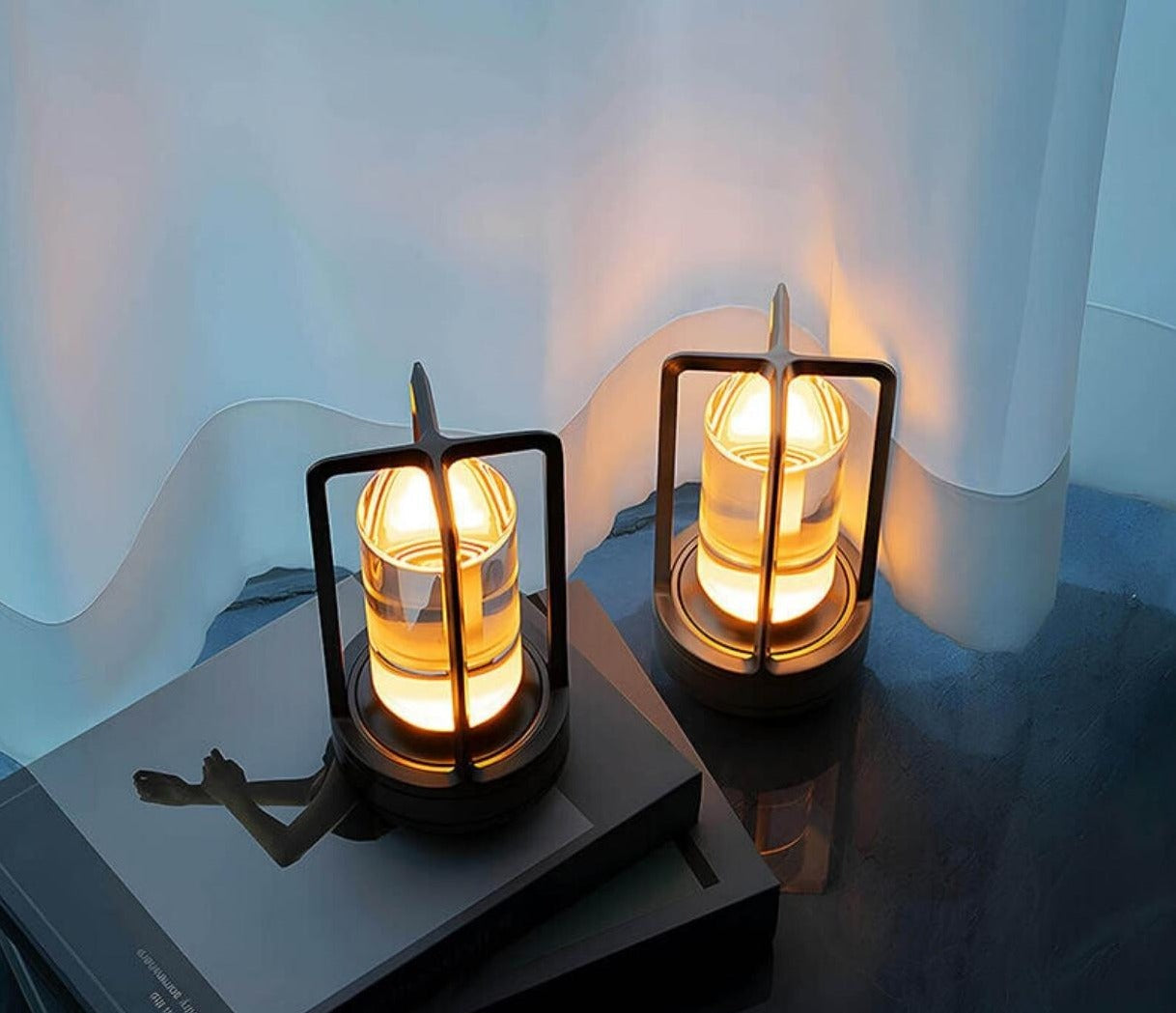 Waterproof Portable LED Touch Lamp – Rechargeable, Dimmable, Ideal for Indoor and Outdoor Use