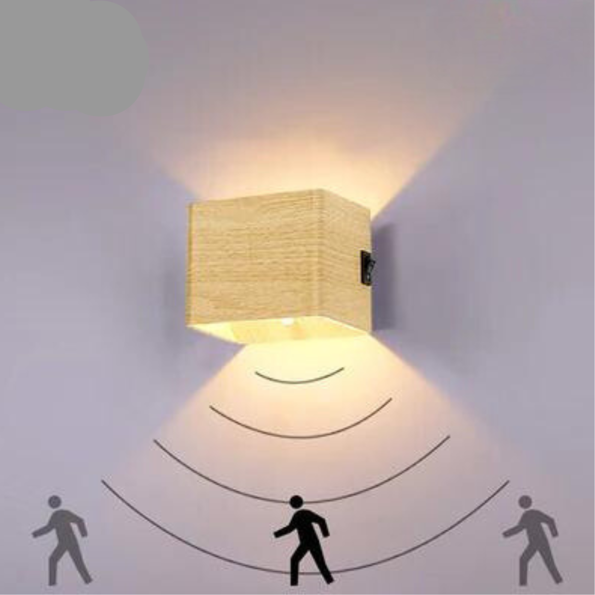 Wireless Rechargeable Wall Lamp with Adjustable Dual Lighting – 3000K Warm White LED Indoor Wall Lights Sconces